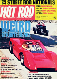 HOT ROD 1974 NOV - TROJAN HORSE, BUDDY BAKER, MANTA